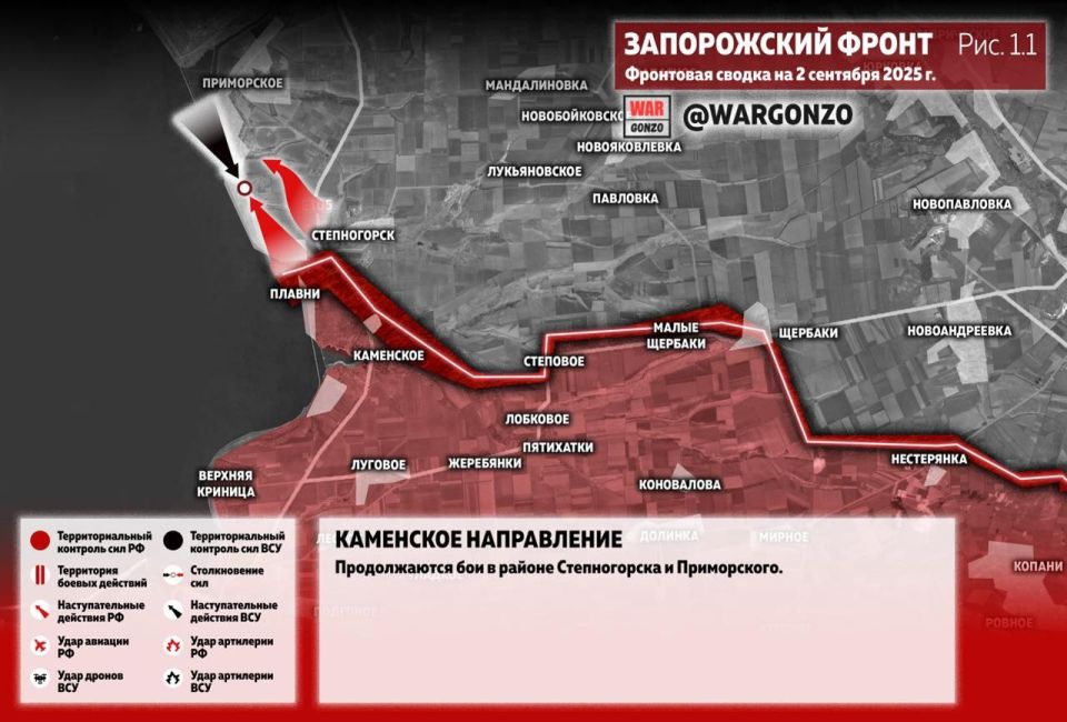 WarGonzo: Фронтовая сводка на утро 02.09.25