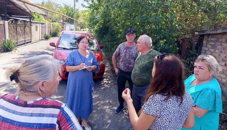 Наталья Бегуненко: По поручению Главы ДНР Дениса Пушилина в Петровском районе продолжаются встречи с населением