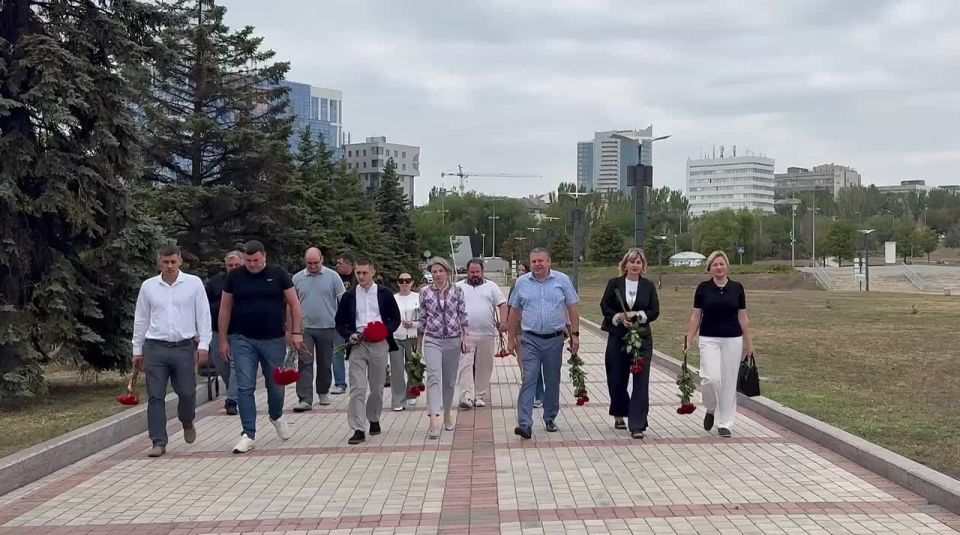 Александр Бондаренко: В 82-ю годовщину освобождения Донбасса почтили память защитников Донецкого края, погибших в Великой Отечественной войне