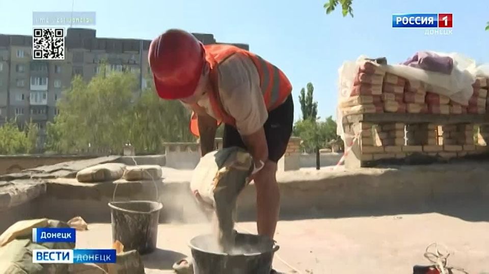 Олег Трофимов: В детских садах Донецка активно восстанавливают кровлю