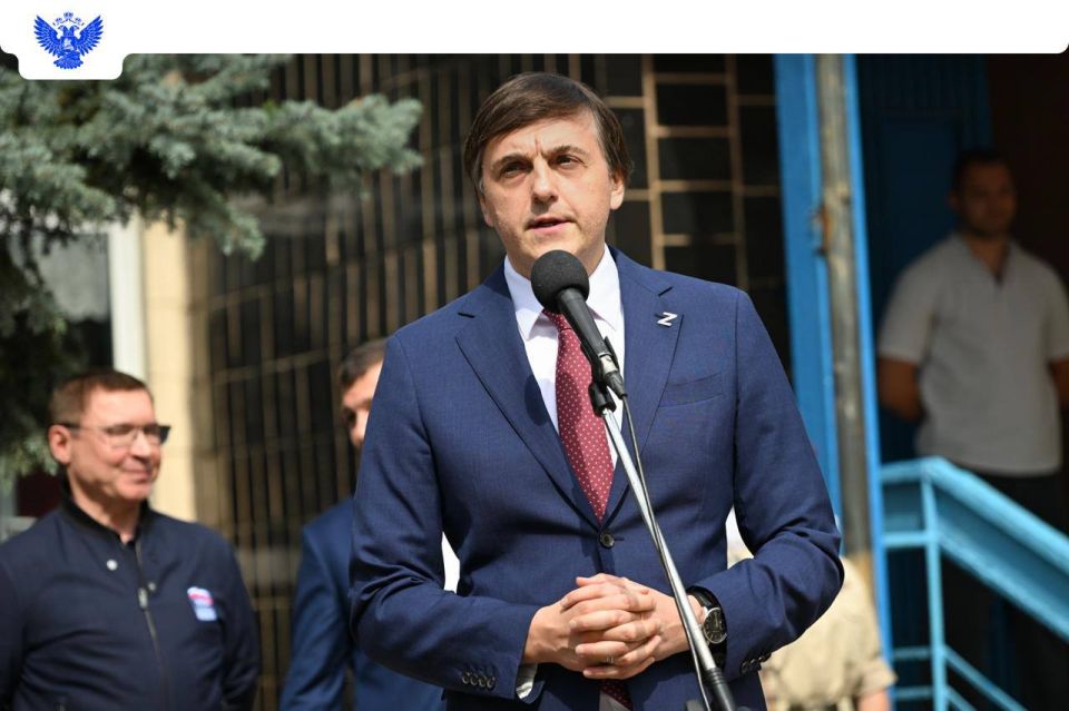 Сергей Кравцов принял участие в открытии школы имени героев СВО в ДНР