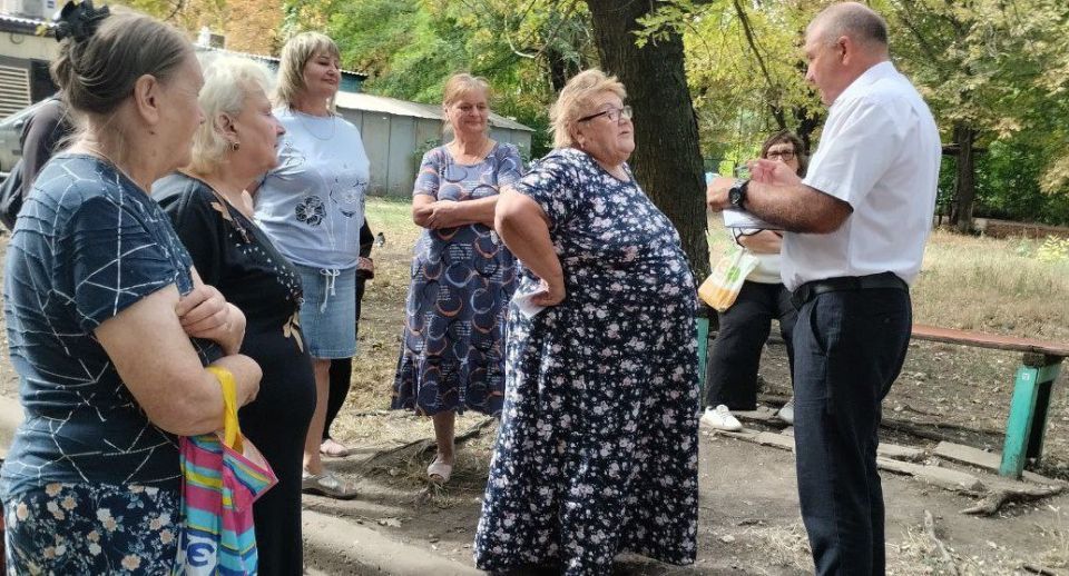 Наталья Бегуненко: По поручению Главы ДНР Дениса Пушилина в Петровском районе продолжаются встречи с населением