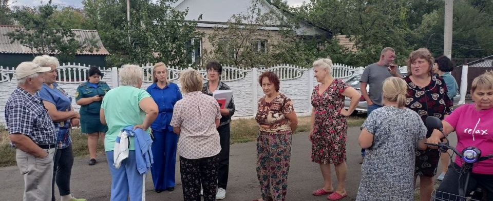 Наталья Бегуненко: По поручению Главы ДНР Дениса Пушилина в Петровском районе продолжаются встречи с населением