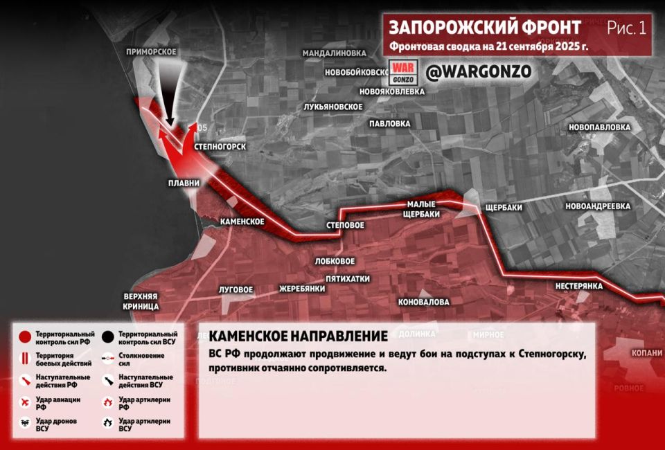 WarGonzo: Фронтовая сводка на утро 21.09.25