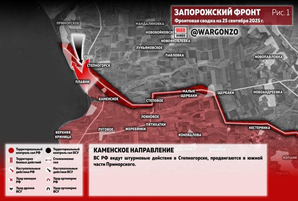 WarGonzo: Фронтовая сводка на утро 25.09.25