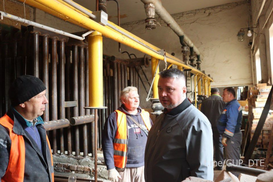 СЕРГЕЙ ПОЛХОВ ПРОИНСПЕКТИРОВАЛ ПОДГОТОВКУ К СТАРТУ ОТОПИТЕЛЬНОГО СЕЗОНА КОТЕЛЬНОЙ В ПРОЛЕТАРСКОМ РАЙОНЕ ДОНЕЦКА