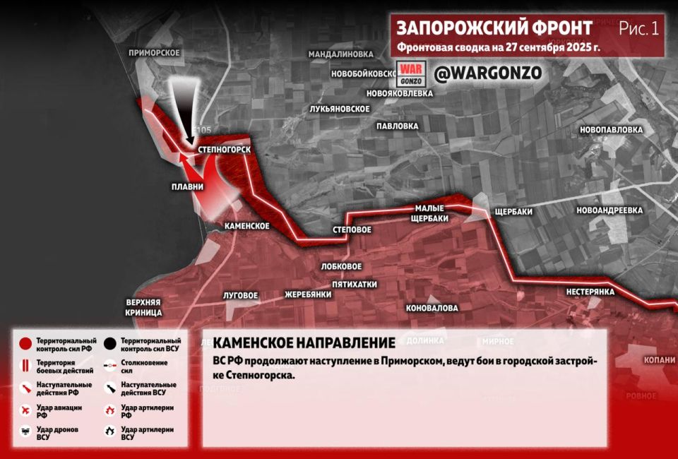 WarGonzo: Фронтовая сводка на утро 27.09.25