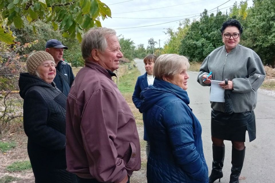 Наталья Бегуненко: По поручению Главы ДНР Дениса Пушилина в Петровском районе продолжаются встречи с населением