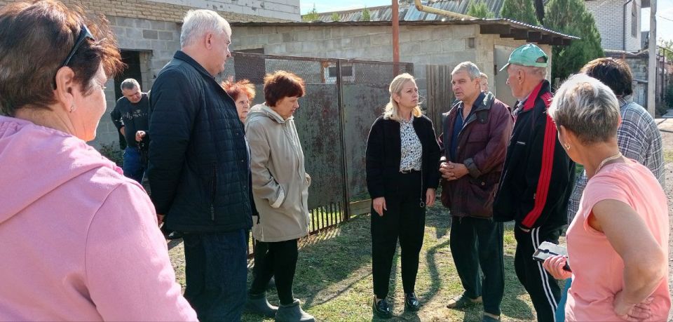 Наталья Бегуненко: По поручению Главы ДНР Дениса Пушилина в Петровском районе продолжаются встречи с населением