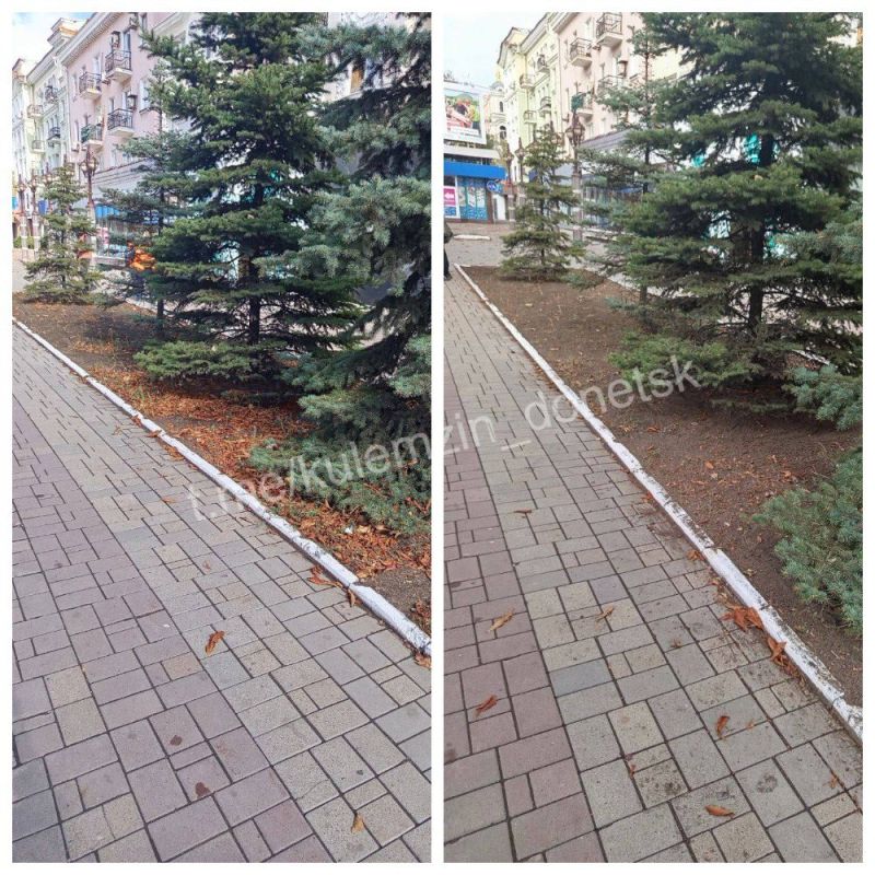 Работники коммунального предприятия «Зелёное строительство» продолжают работу по поддержанию и благоустройству нашего города