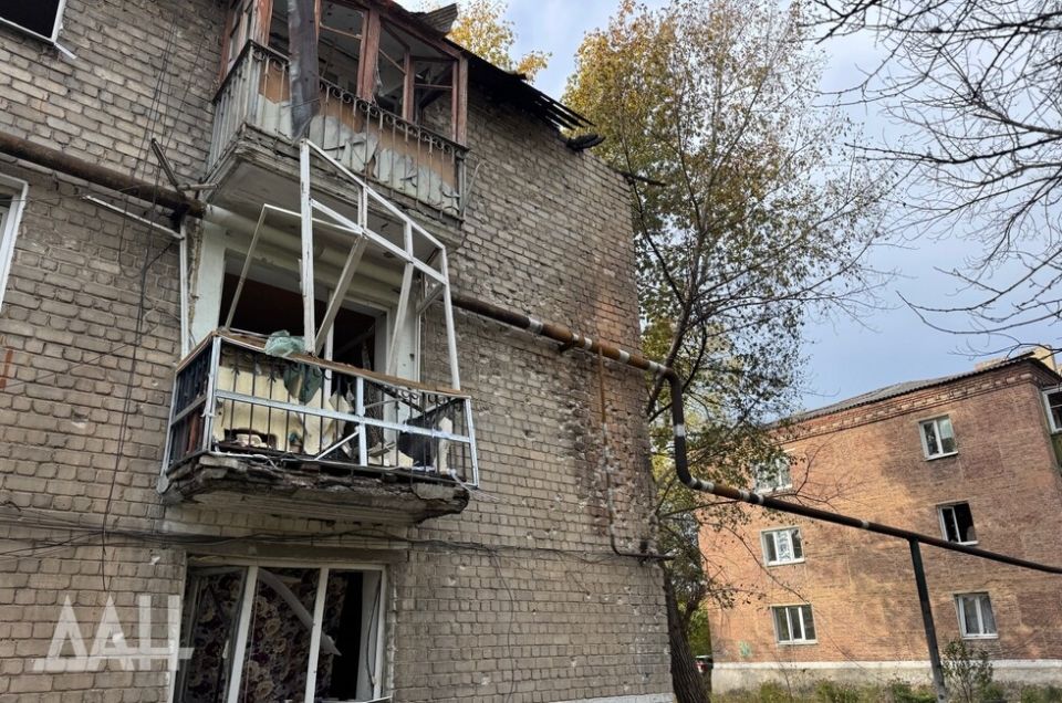 ФОТО: Последствия ночной атаки БПЛА по Донецку