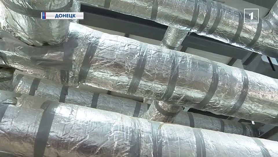 В детские сады Донецка пришло тепло!