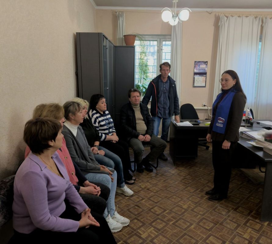 Встречи с трудовыми коллективами в Ленинском районе города Донецка продолжаются