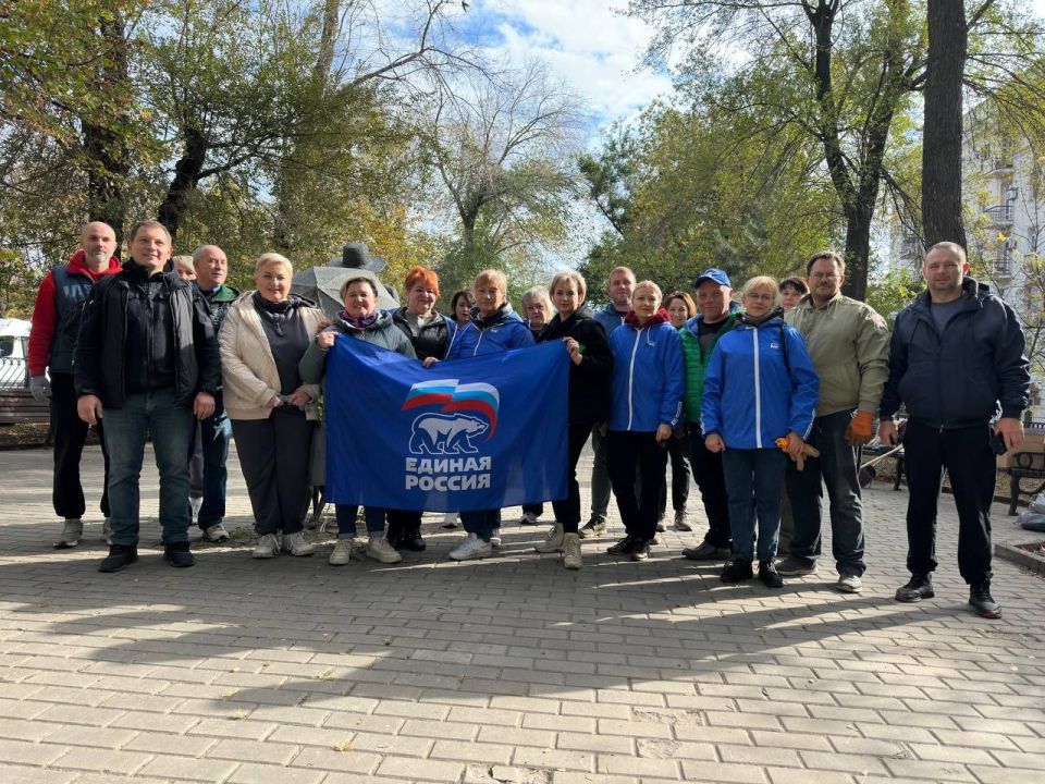 Татьяна Копылова: Сегодня в Ворошиловском внутригородском районе состоялся общегородской субботник