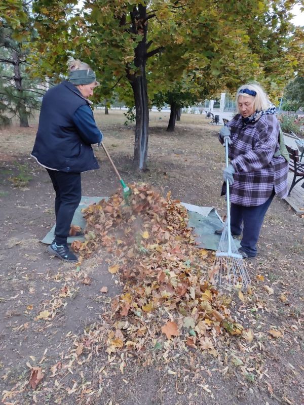 Наталья Бегуненко: Субботник учреждений культуры, спорта и отдыха Петровского района