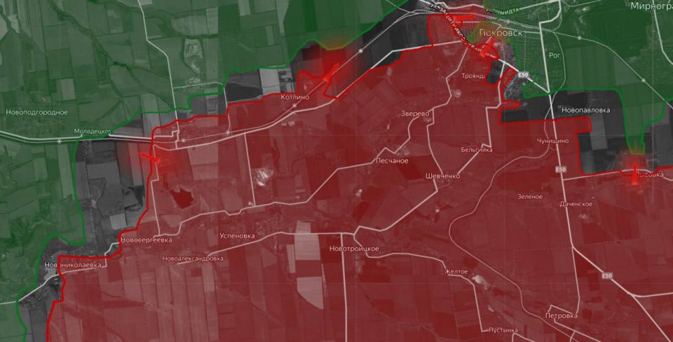 «На Покровском направлении ситуация для ВСУ продолжает стремительно ухудшаться