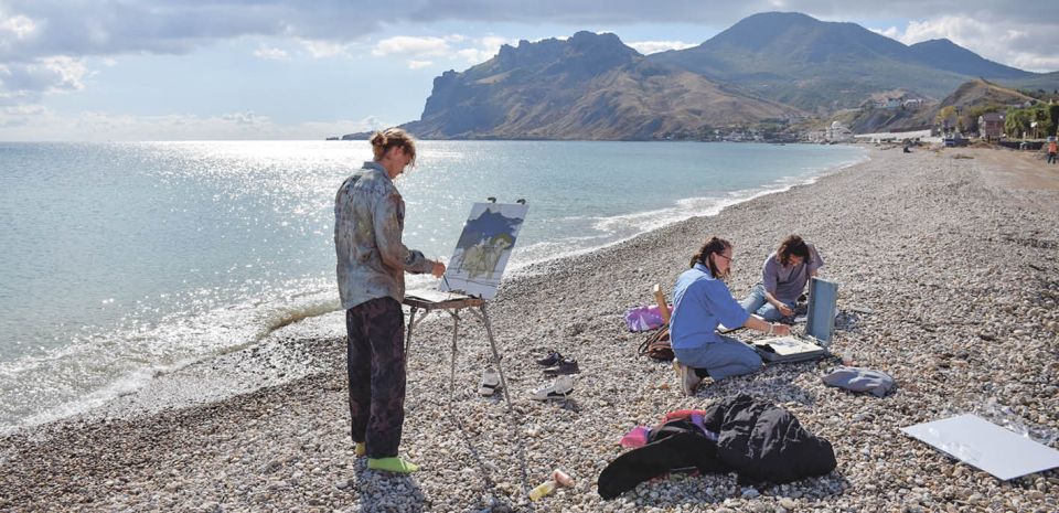 Конкурс-пленэр «Крымская палитра» собрал студентов из 12 художественных училищ России
