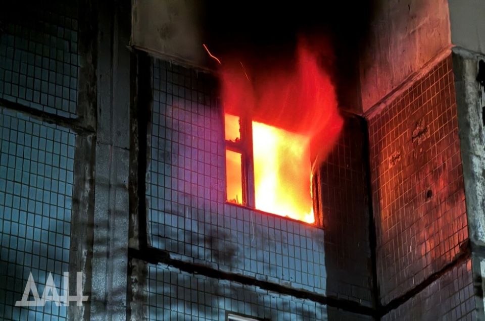 ФОТО: Последствия ночной атаки БПЛА в Донецке