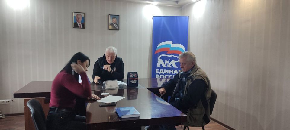 Андрей Бедило: Провел прием на округе в городе Торезе