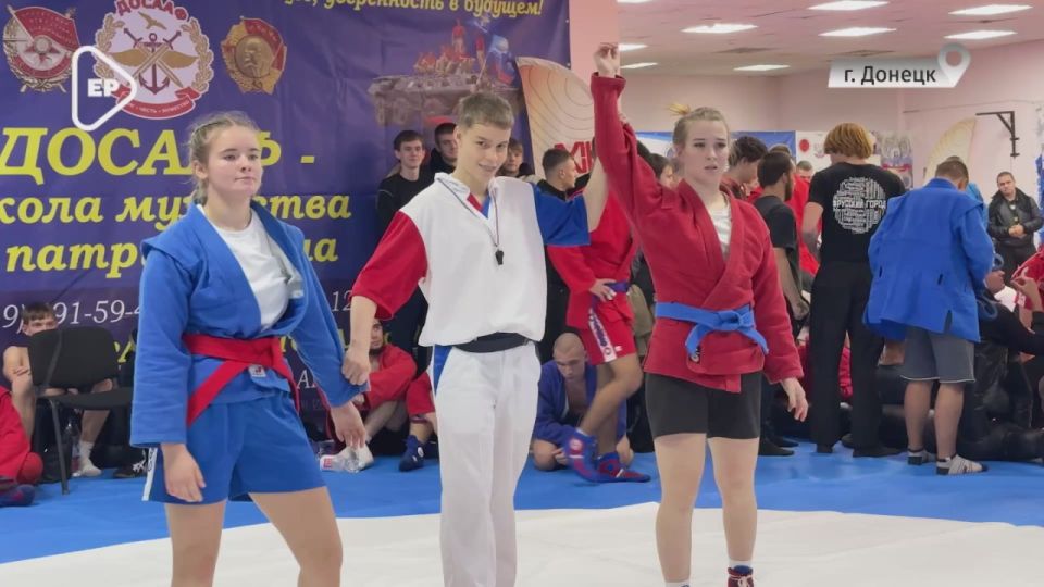 «Универ Лига Регионов» по самбо впервые прошла в Донецке по партпроекту «Выбор сильных» Единой России