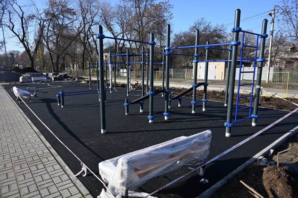 К концу года завершится модернизация парка Энергетиков, расположенного в Буденновском районе Донецка