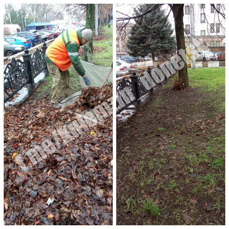 Специалисты коммунального предприятия «Зелёное строительство» продолжают благоустройство во всех районах нашего города