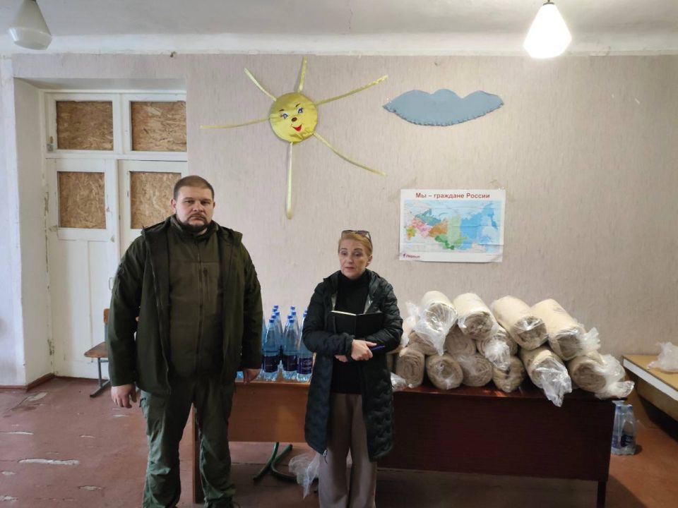 Партийцы Единой России посетили освобождённый Украинск