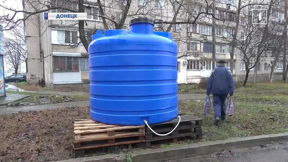 В Пролетарском районе Донецка установили дополнительную ёмкость