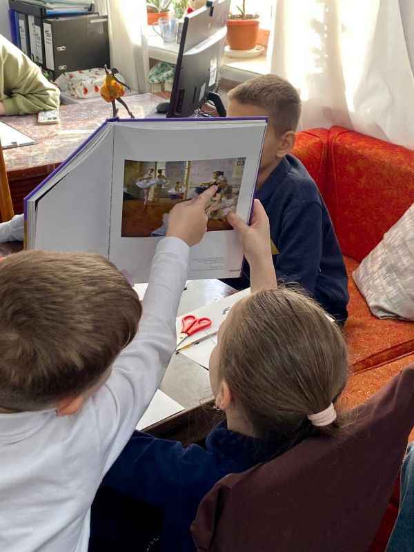 Дети защитников побывали в мире балета