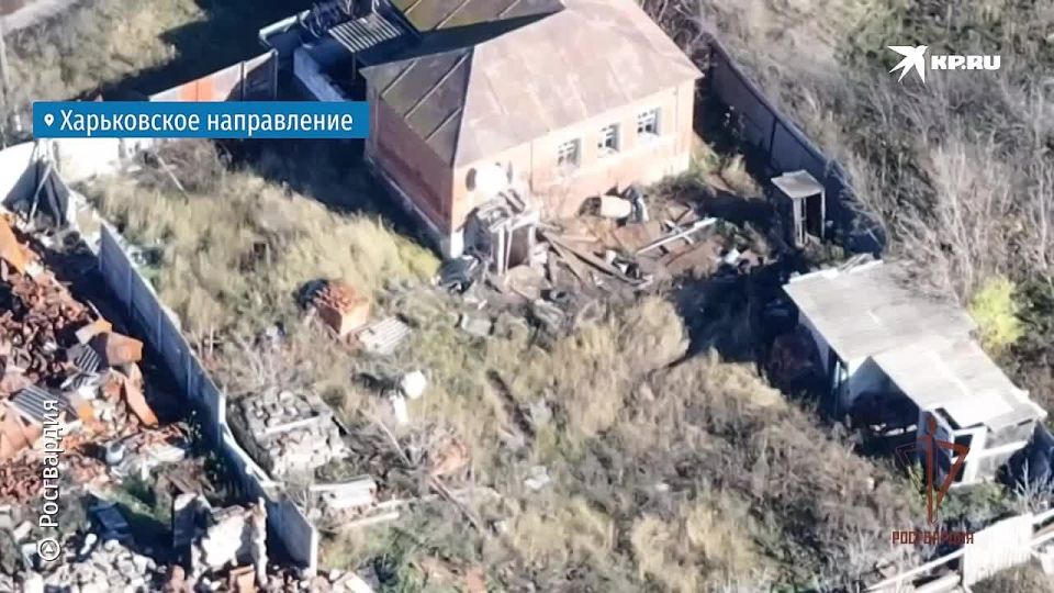 Ударили по зданию FPV-дронами: Бойцы донецкой бригады Росгвардии вывели из строя пункт управления беспилотниками ВСУ