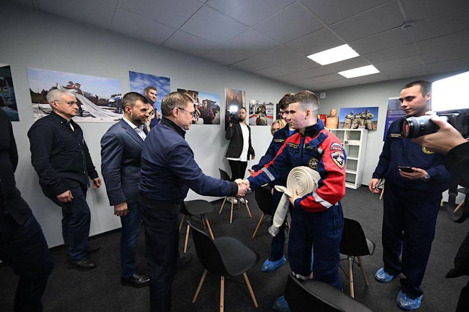 Пушилин открыл уникальный музей «Поле битвы» в Мариуполе