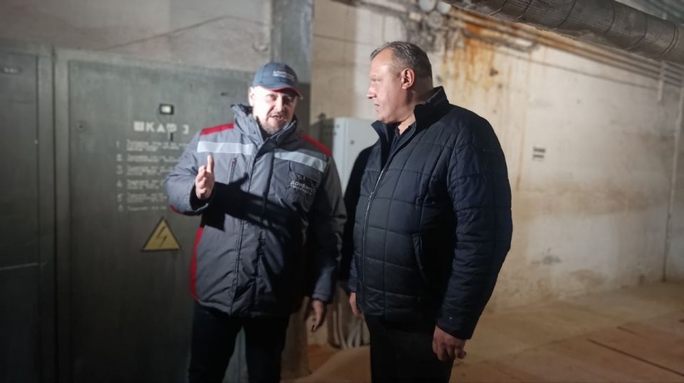 ВРИО ДИРЕКТОРА ДОНЕЦКОГО ФИЛИАЛА "ДОНБАССТЕПЛОЭНЕРГО" СОВМЕСТНО С ГЛАВОЙ ГОРОДСКОГО ОКРУГА ПОСЕТИЛИ КОТЕЛЬНУЮ В КИЕВСКОМ РАЙОНЕ ДОНЕЦКА