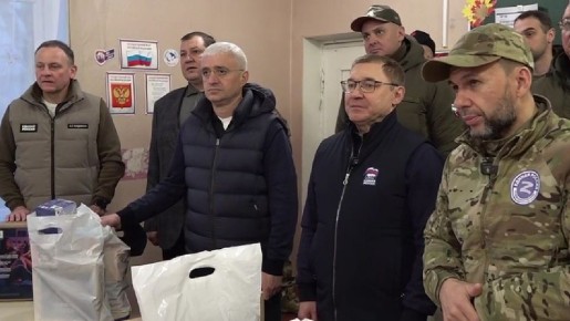 Владимир Якушев привез гуманитарную помощь в прифронтовое Селидово