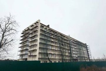 В Мариуполе завершаются фасадные работы на здании администрации