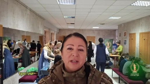 Снова посетили с детьми из семей военнослужащих мастер-классы «Путешествие в прошлое» в Донецке