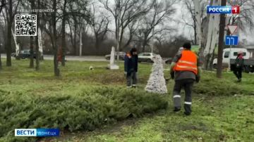 Донецк готовится к Новому году