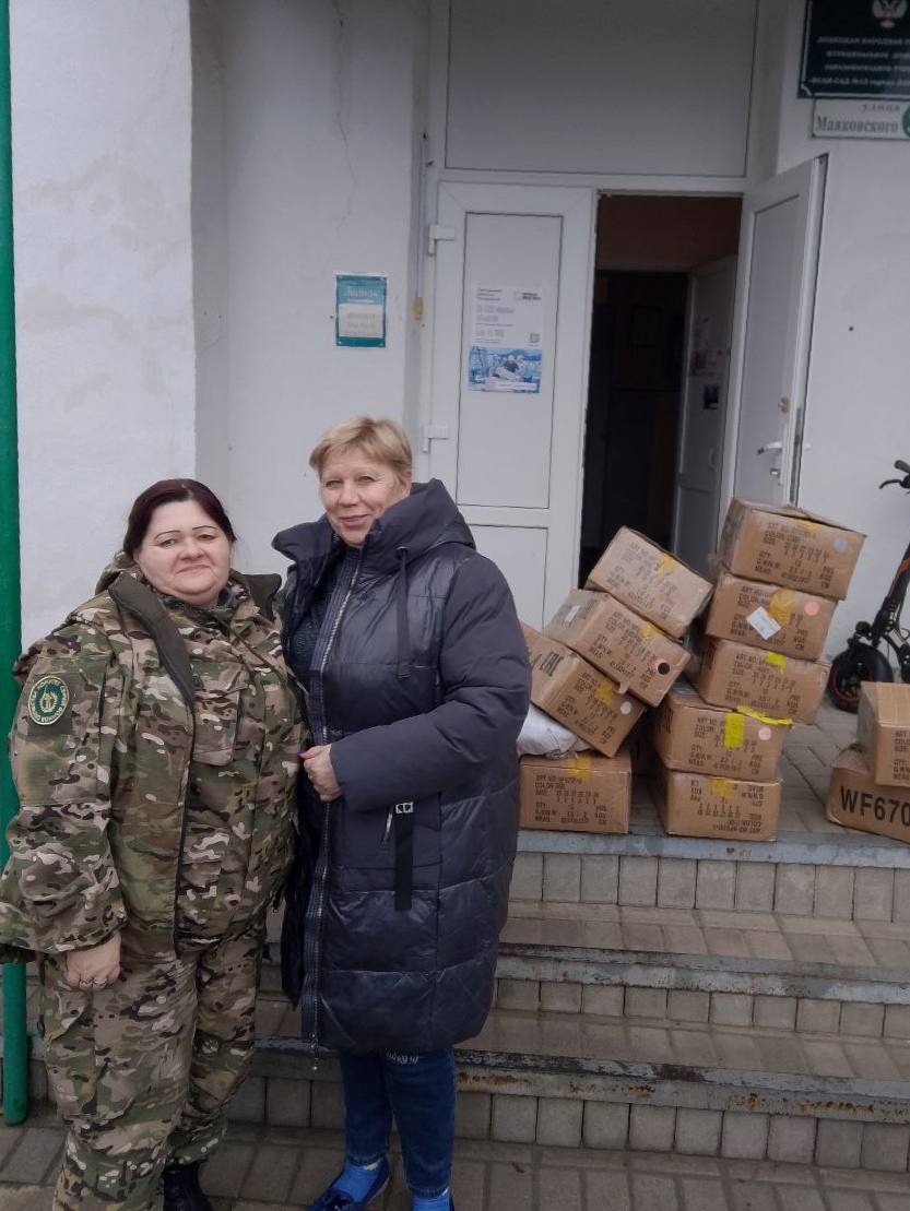 Комитет семей воинов Отечества Докучаевска продолжает свою гуманитарную миссию