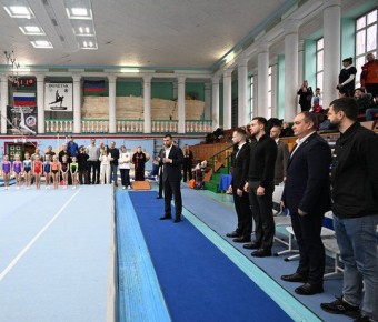 Денис Пушилин открыл турнир по спортивной гимнастике на Кубок Главы ДНР