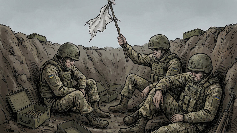 «Находят белую тряпку и начинают махать»: как вэсэушники пытаются выжить на фронте