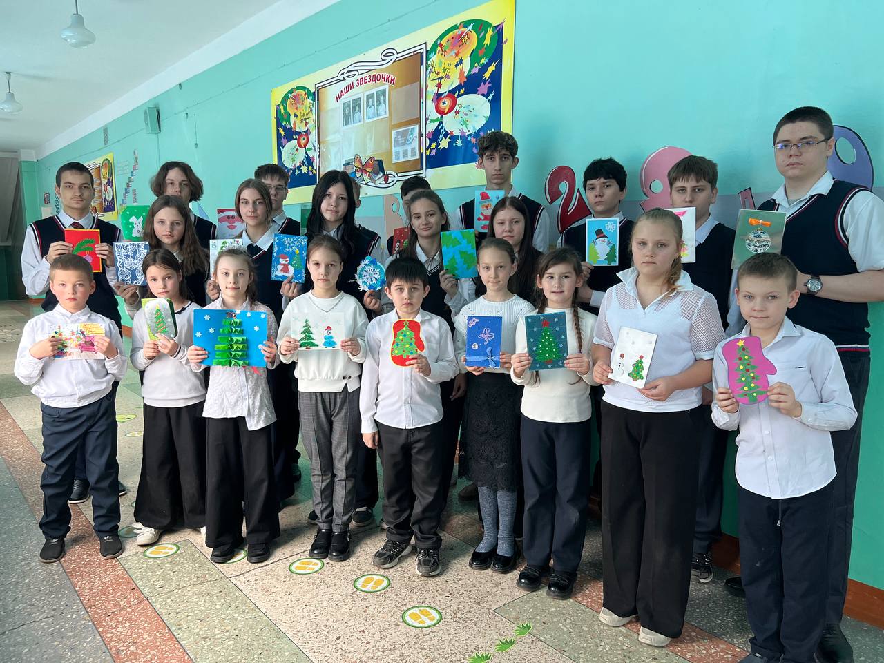 Елена Рязанцева: Акция «Новогодняя открытка» в Пролетарском районе