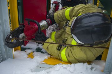 В День спасателя в ДНР начал работу учебно-тренировочный полигон Донецкого РО ВСКС