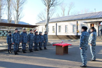 В ИК-8 состоялось приведение к Присяге молодых сотрудников УИС