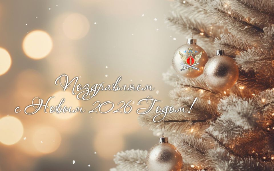 Руководство ГУФСИН России по Донецкой Народной Республике поздравляет с наступающим Новым годом!