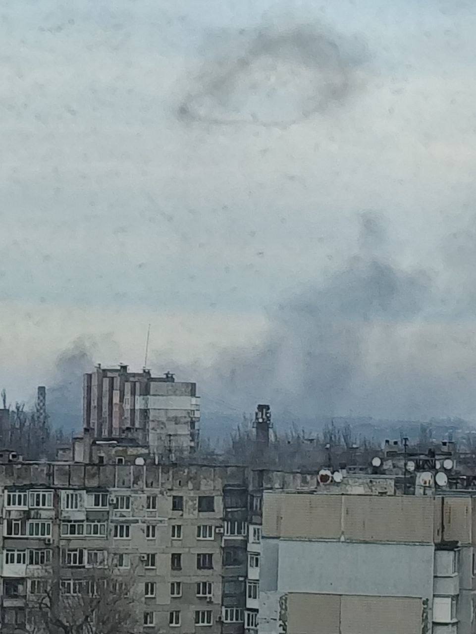 Сообщается о задымлении в Киевском районе Донецка