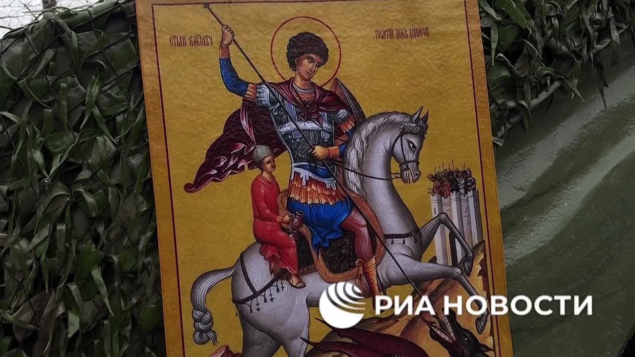 1 Морские пехотинцы встретили Рождество на богослужении в зоне СВО