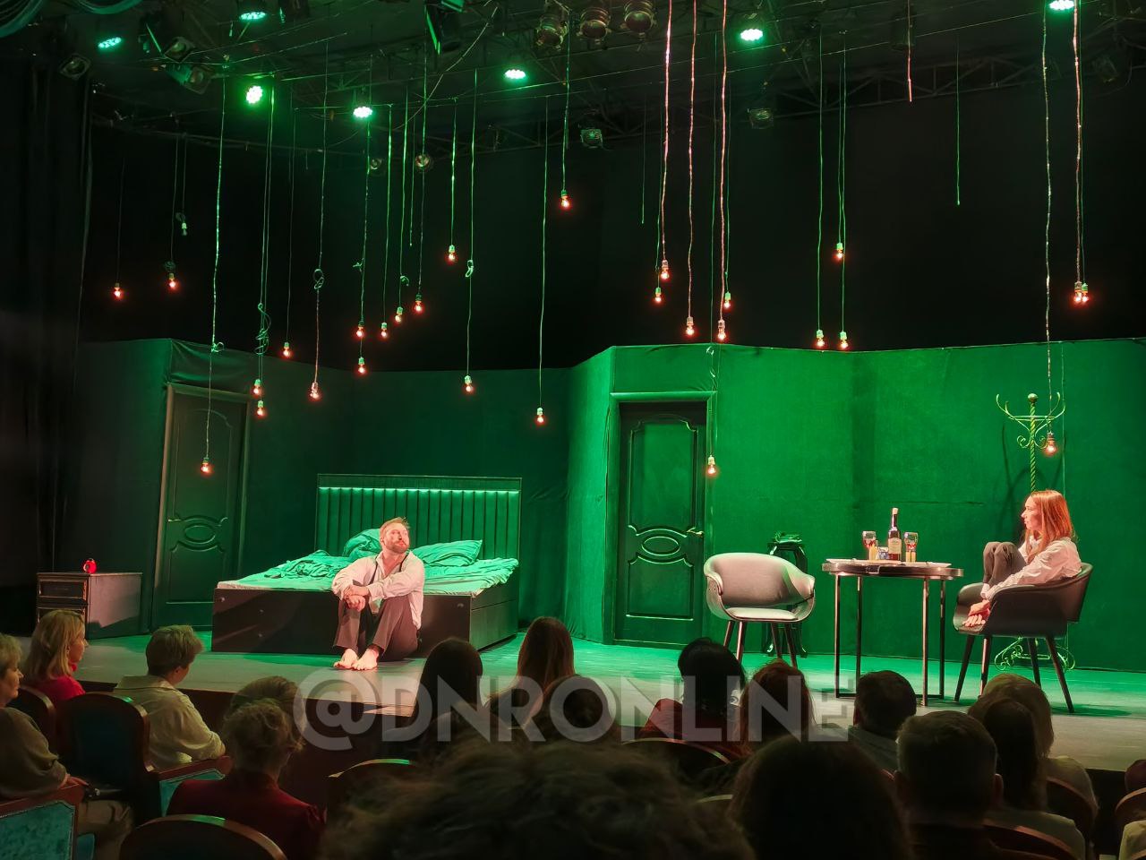 В Донецкой муздраме прошла премьера спектакля «9 ночей»
