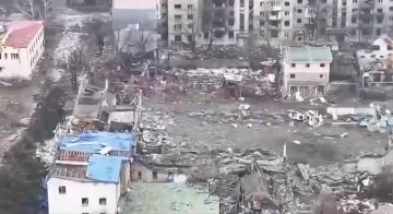 Освобождённый Красноармейск с высоты птичьего полёта