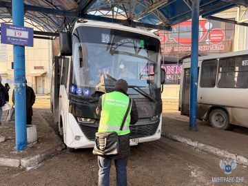 Восемь из десяти в удовлетворительном состоянии: Минтранс ДНР проверил макеевские автобусы