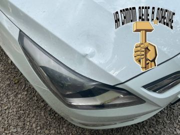 В Донецке мужчина побил машину местной жительницы, которая заняла его парковочное место