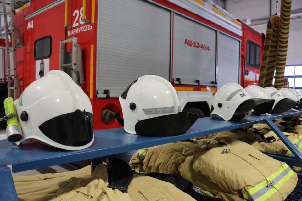 Председатель Правительства ДНР Андрей Чертков принял участие в открытии пожарно-спасательной части в Мариуполе